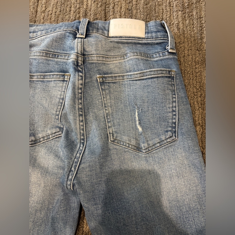 Pistola vintage blue denim straight leg flight boot jeans - Picture 14 of 15